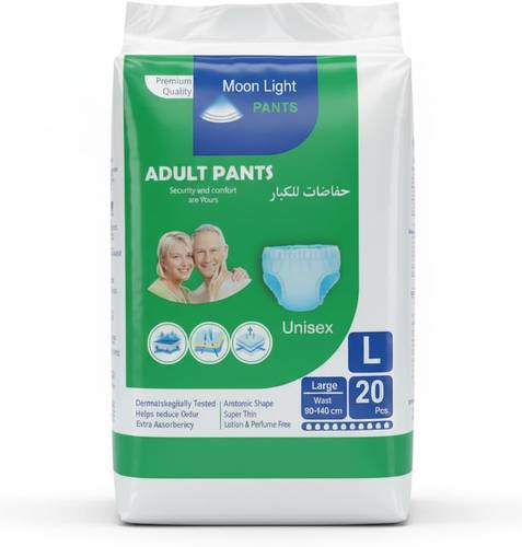 Moon Light Adult Diaper Pants 20 Pcs Size L