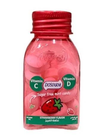 Ferment Dosfarm Vitamin C Sweet Strawberry Flavor 22g