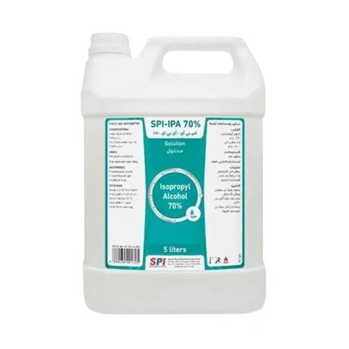  SPI Isopropyl Alcohol 70% First Aid Antiseptic 5 Liters