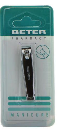 BETER 24007 PEDICURE NAIL CLIPPER CHROMEPLATED 8.1CM 8188