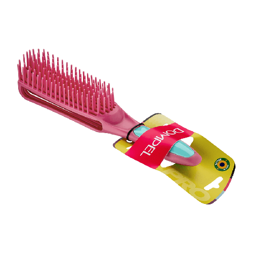 DOMPEL SILICON BRUSH FOR CURLY HAIR PINK 8037