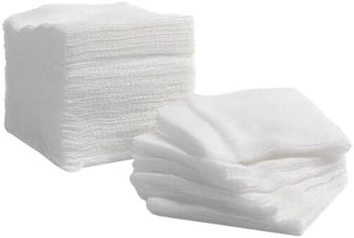 Non-Sterile Medical Gauze, Non-Woven Square Cut Gauze for Wound and Burn Care, First Aid and Emergency Supplies, 100/Pack