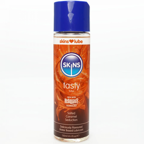SKINS TASTY SALTED CARAMEL FLAVOURER LUBRICANT 130ML