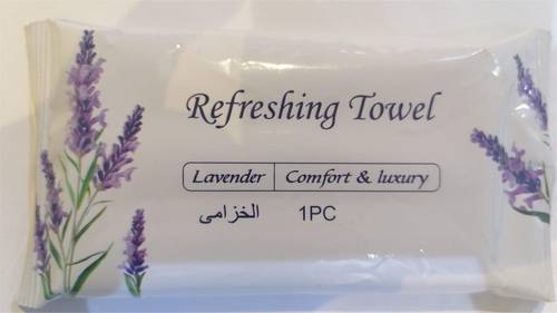 Scented Towel Lavender Scented Moist Aura