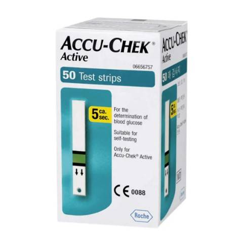 ACCU CHECK ACTIVE STRIP BOX 50Pcs