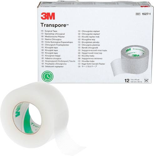 MICROPORE SURGICAL PLASTER TRANSPARENT 2.5CM 1527-1