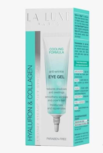 La Luxe Paris - Anti-Wrinkle Eye Gel 15ml (With Hyaluronic Acid and Collagen)