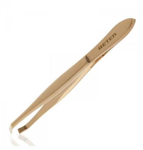 Better - Professional Golden Eyebrow Tweezer 7.8cm (Model 24095)