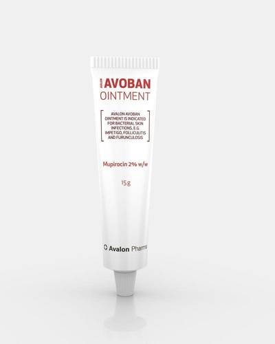 Avoban 2% Topical Antibiotic Ointment for Skin Infections - 15g (by Avalon Pharma)