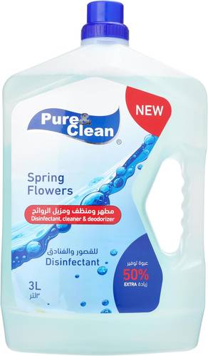 Spring Flowers Disinfectant 3 Liter Pure & Clean