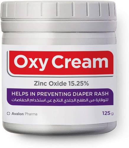 Avalon Care Oxy Cream Zinc Oxide Protective & Soothing Cream - 125g
