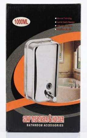 Stainless Steel Wall-Mounted Soap & Sanitizer Dispenser