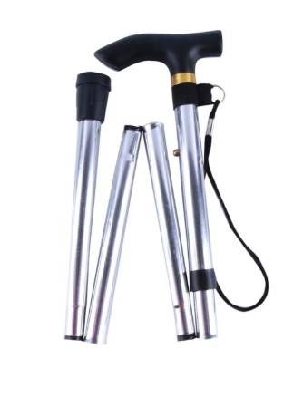 Foldable Medical Walking Stick with Ergonomic Handle - Model GT20061P