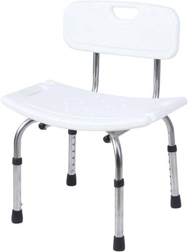 Adjustable shower chair with a supportive backrest JL798L 