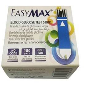 Easy Max Blood Glucose Test Strips 50-Piece