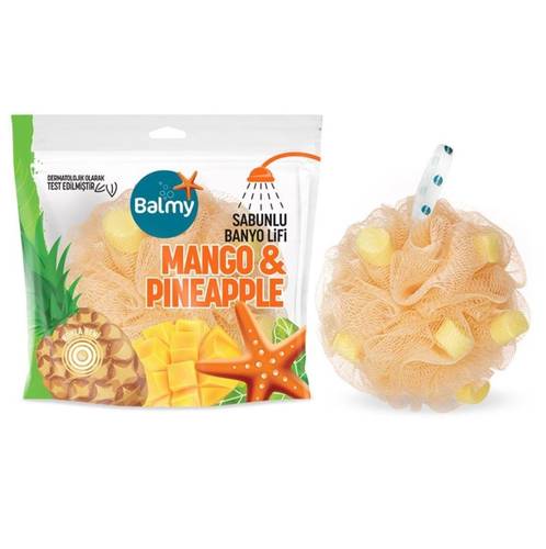 Balmy Mango Pineapple Sponge Bath Loofah 8610