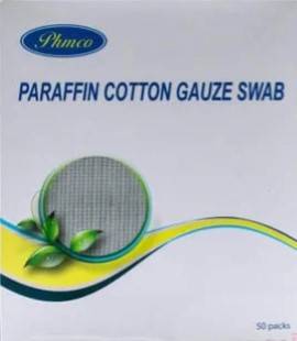 PARAFFIN COTTON GAUZE SWAB 10X10 PHMCO