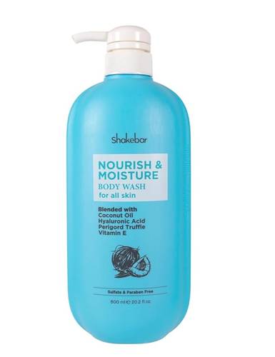 SHAKEBAR NOURISH AND MOISTURE BODY WASH FOR ALL SKIN 600ML