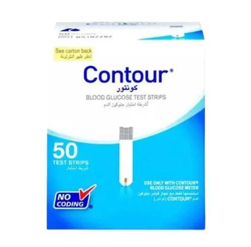Contour Blood Glucose Test Strip Box 50-Piece