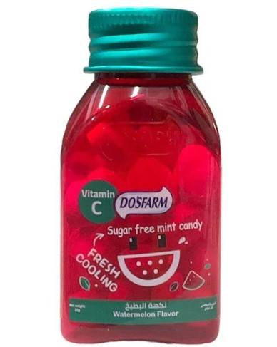 Ferment Dosfarm Sugar Free Watermelon Flavored Vitamin C Candy - 22g