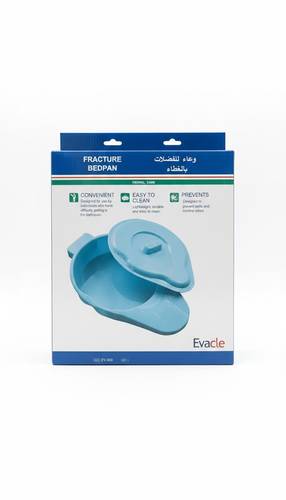 وعاء فضلات طبي (قصرية) مع غطاء Evacle EV-503