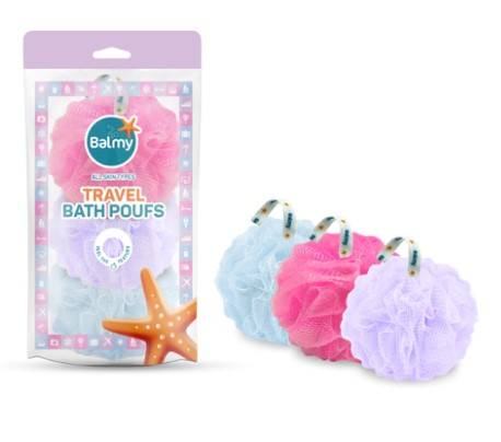 Balmy 3 Piece Bath Sponge Loofah Set 7835