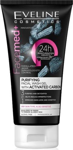 Eveline Face Med Carbon Cleanser Purifying for All Skin Types 150ml