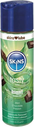 SKINS TASTY MINT CHOCOLATE PASSION WATERBASED LUBRICANT 130ML