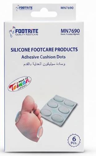 MN7690 SILICONE GEL ADHESIVE CUSHION DOTS 6Pcs
