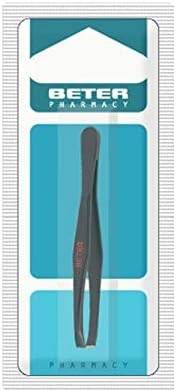 Beter Bluing Straight Point Tweezers 7.5cm