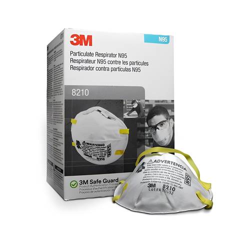 3M 8210 N95 Particulate Respirator Dust Mask (Pack of 20)