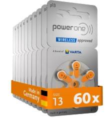  Power One Original Hearing Aid Battery P13