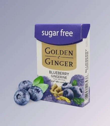 GOLDEN GINGER SUGAR FREE WITH BLUEBERRY 45G