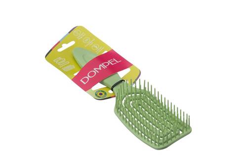 DOMPEL SILICON BRUSH LONG HAIR AND EXTENSION GREEN 8099
