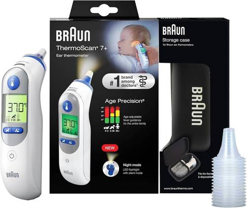 Braun ThermoScan 7+ Ear Thermometer - Model IRT6525