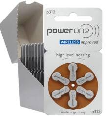 P312  Power One Original Hearing Aid Battery