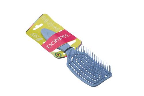 DOMPEL SILICON BRUSH LONG HAIR AND EXTENSION BLUE 8082