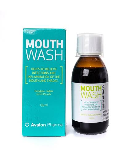 Avalon Povidone-Lodine U.S.P. 1% W/V Mouthwash 135Ml
