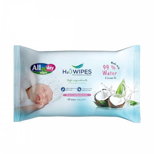 ALL DAY WATER BABY 60 WIPES 7161