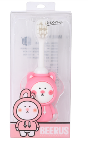 BEERUS CARTOON FOREST CHILDRENS TOOTHBRUSH CKT-104 (PINK)