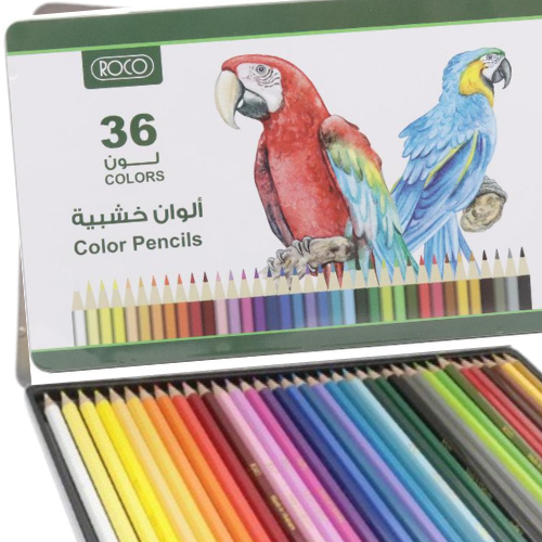  الوان خشبية روكو مسطح  36 لون