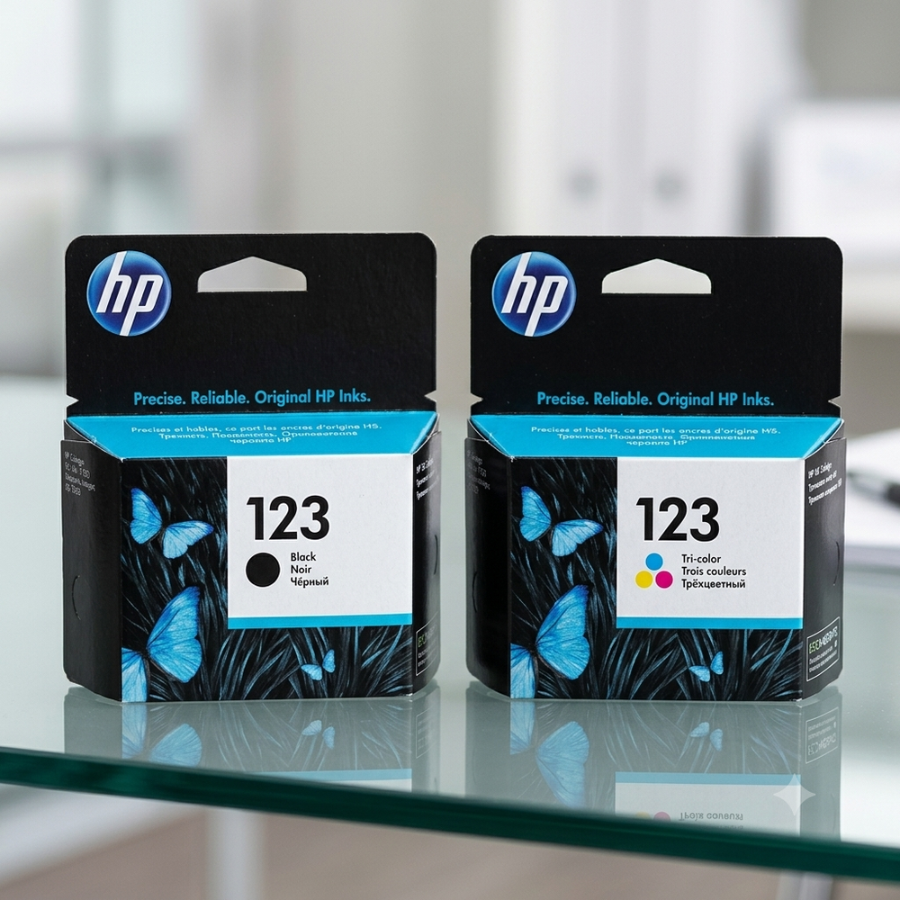 حبر طابعة 123 HP 