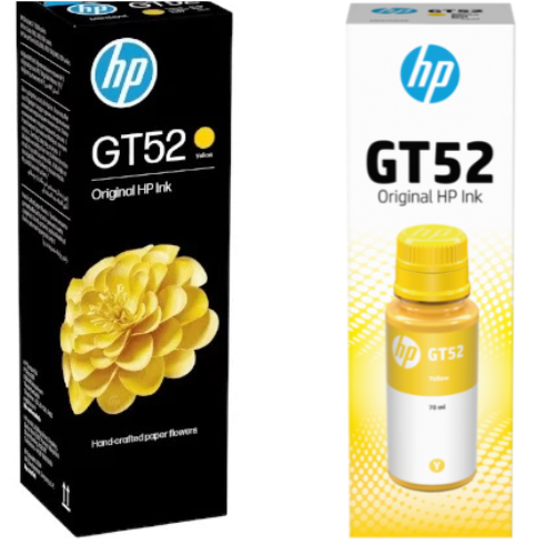 حبر GT52 HP ملون اصفر