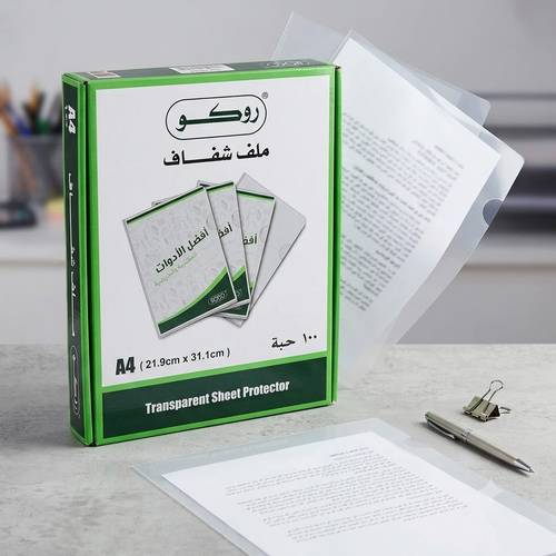 روكو ملف شفاف وجهين حرف L فايل (L File)&nbsp;