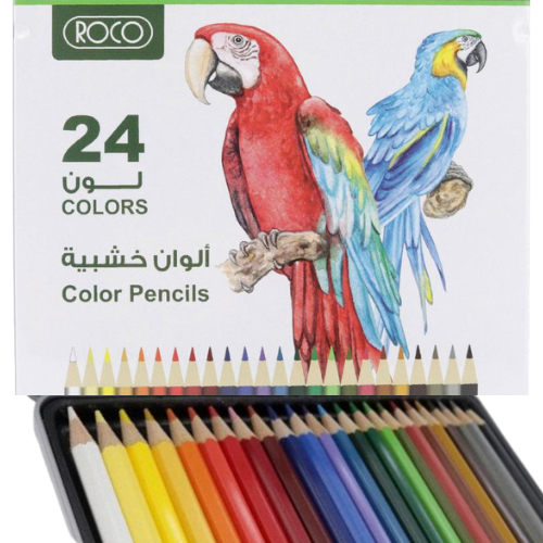 الوان خشبية روكو مسطح  24 لون