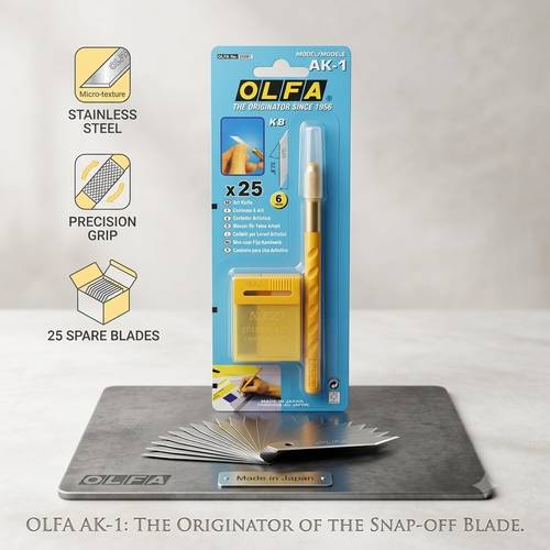 اولفا مشرط قلم مع غيار OLFA-AK-1-22501