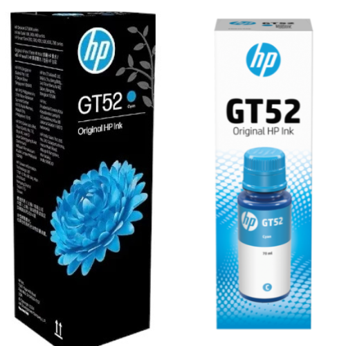 حبر GT52 HP ملون ازرق