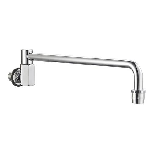 YB-8707 - Swing Spout Brass Wok Range Faucet Commercial Grade Wall Mounted Kitchen Sink Faucet with 12