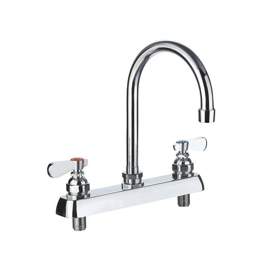 9810-P3 - Commercial Faucet for Kitchen Design Elegant Hand Custom Basin Kitchen Faucet Mixer Faucet Taps - Double Workboard Faucet 