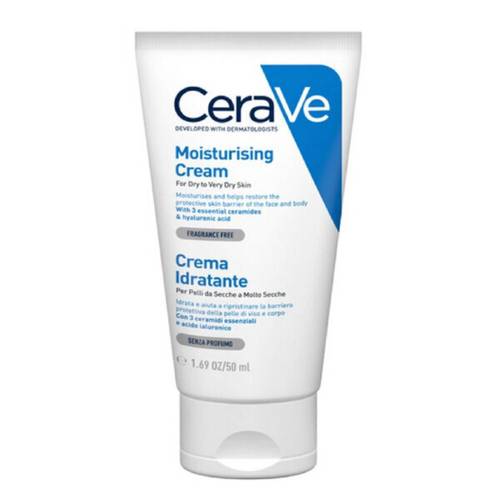 CeraVe Moisturising Face & Body Cream 50 ml Dry to Very Dry Skin - Tube